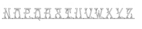 MFC Mastaba Monogram Font LOWERCASE