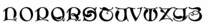 MFC Medieval Monogram Basic Font LOWERCASE