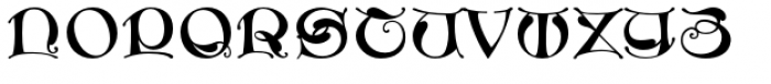 MFC Medieval Monogram Pro Font UPPERCASE