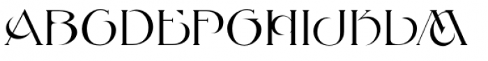 MFC Petworth Monogram Regular Font UPPERCASE
