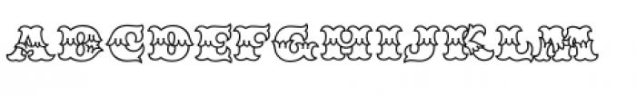 MFC Redding Monogram Clear Font LOWERCASE