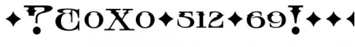 MFC Tattersaw Monogram Regular Font OTHER CHARS