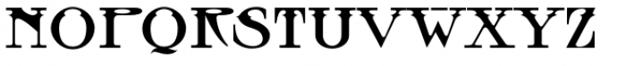 MFC Tattersaw Monogram Regular Font UPPERCASE