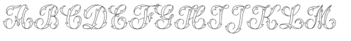 MFC Thornwright Monogram Font UPPERCASE