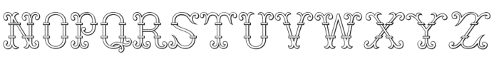 MFC Thornycroft Monogram Regular Font LOWERCASE