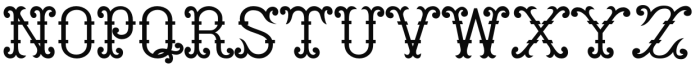 MFC Thornycroft Monogram Solid Font UPPERCASE