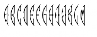 MFC Zulu Monogram Font UPPERCASE