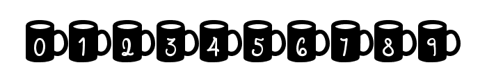 MF Coffee Mugs 2 Font OTHER CHARS