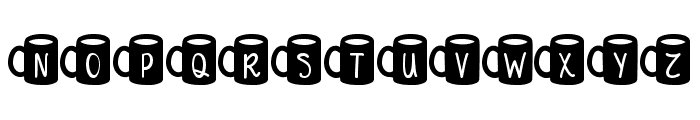 MF Coffee Mugs 2 Font LOWERCASE