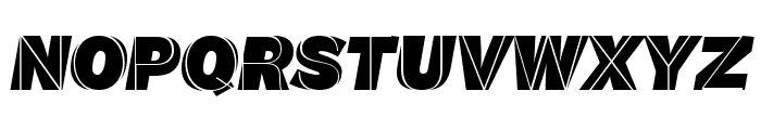 M.F. Plexus Italic Font UPPERCASE