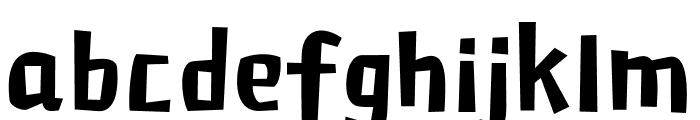 MF TongXin Non commercial Regular Font LOWERCASE