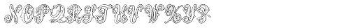 MFC Aldercott Monogram 1000 Impressions Font LOWERCASE