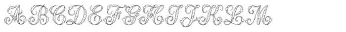 MFC Billow Monogram 250 Impressions Font LOWERCASE