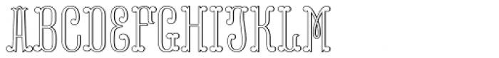 MFC Capulet Monogram 10000 Impressions Font LOWERCASE