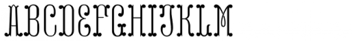 MFC Capulet Monogram Two 25000 Impressions Font LOWERCASE