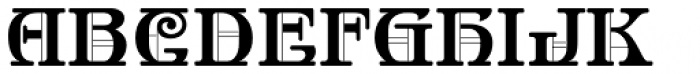 MFC Decatur Monogram Regular Font UPPERCASE