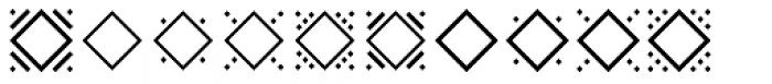 MFC Diamondstack Monogram Back Font OTHER CHARS