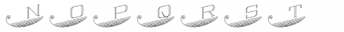 MFC Escutcheon Monogram (1000 Impressions) Font LOWERCASE