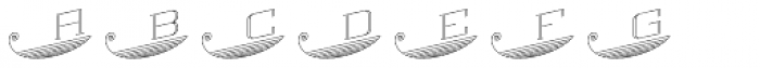 MFC Escutcheon Monogram Basic (10000 Impressions) Font LOWERCASE