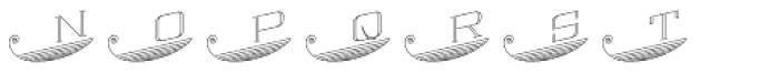 MFC Escutcheon Monogram Basic (10000 Impressions) Font LOWERCASE
