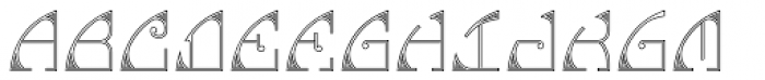 MFC Glencullen Monogram 10000 Impressions Font UPPERCASE