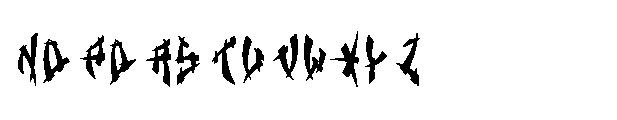 MFC Hanmei Monogram Font UPPERCASE