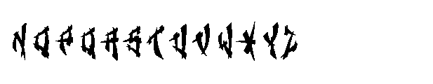 MFC Hanmei Monogram Font LOWERCASE