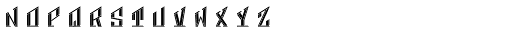 MFC Hardwood Monogram Cameo Bold (10000 Impressions) Font LOWERCASE