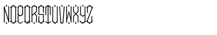MFC Heathcliff Monogram Regular Font UPPERCASE