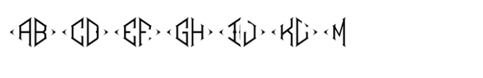 MFC Heathcliff Monogram Regular Font LOWERCASE