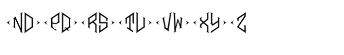 MFC Heathcliff Monogram Regular Font LOWERCASE