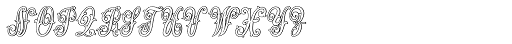 MFC Jewelers Monogram 10000 Impressions Font LOWERCASE