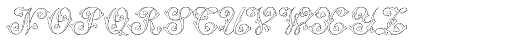 MFC Klaver Monogram 10000 Impressions Font LOWERCASE