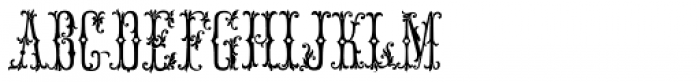 MFC Manoir Monogram (10000 Impressions) Font UPPERCASE
