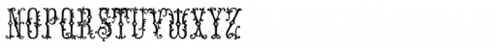 MFC Manoir Monogram Basic (1000 Impressions) Font LOWERCASE