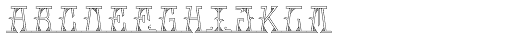 MFC Mastaba Monogram 1000 Impressions Font LOWERCASE