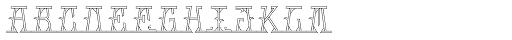 MFC Mastaba Monogram Basic 1000 Impressions Font LOWERCASE