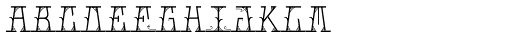 MFC Mastaba Solid Monogram Shaded 1000 Impressions Font LOWERCASE