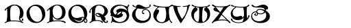 MFC Medieval Monogram 250 Impressions Font LOWERCASE