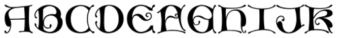 MFC Medieval Monogram 25000 Impressions Font UPPERCASE