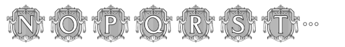 MFC Monarchy Initials (250 Impressions) Font LOWERCASE