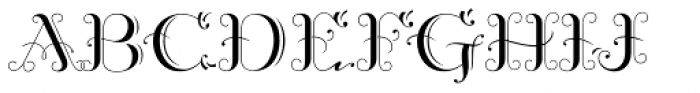 MFC Patisserie Monogram Regular Font UPPERCASE