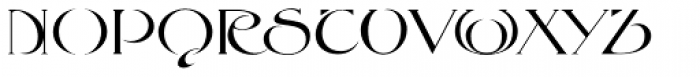 MFC Petworth Monogram Font LOWERCASE