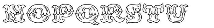 MFC Redding Monogram Font UPPERCASE