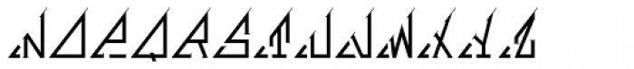 MFC Triangulus Monogram 1000 Impressions Font UPPERCASE