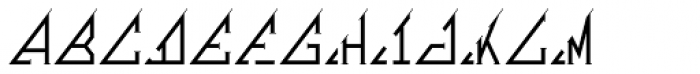 MFC Triangulus Monogram 250 Impressions Font UPPERCASE