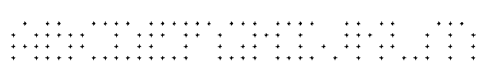 MFDefrag Star Instance Font UPPERCASE