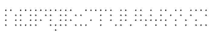 MFDefrag Star Instance Font UPPERCASE