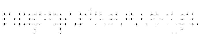 MFDefrag Star Instance Font LOWERCASE