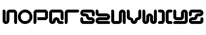 MFLXIIRounded BoldRounded Font LOWERCASE
